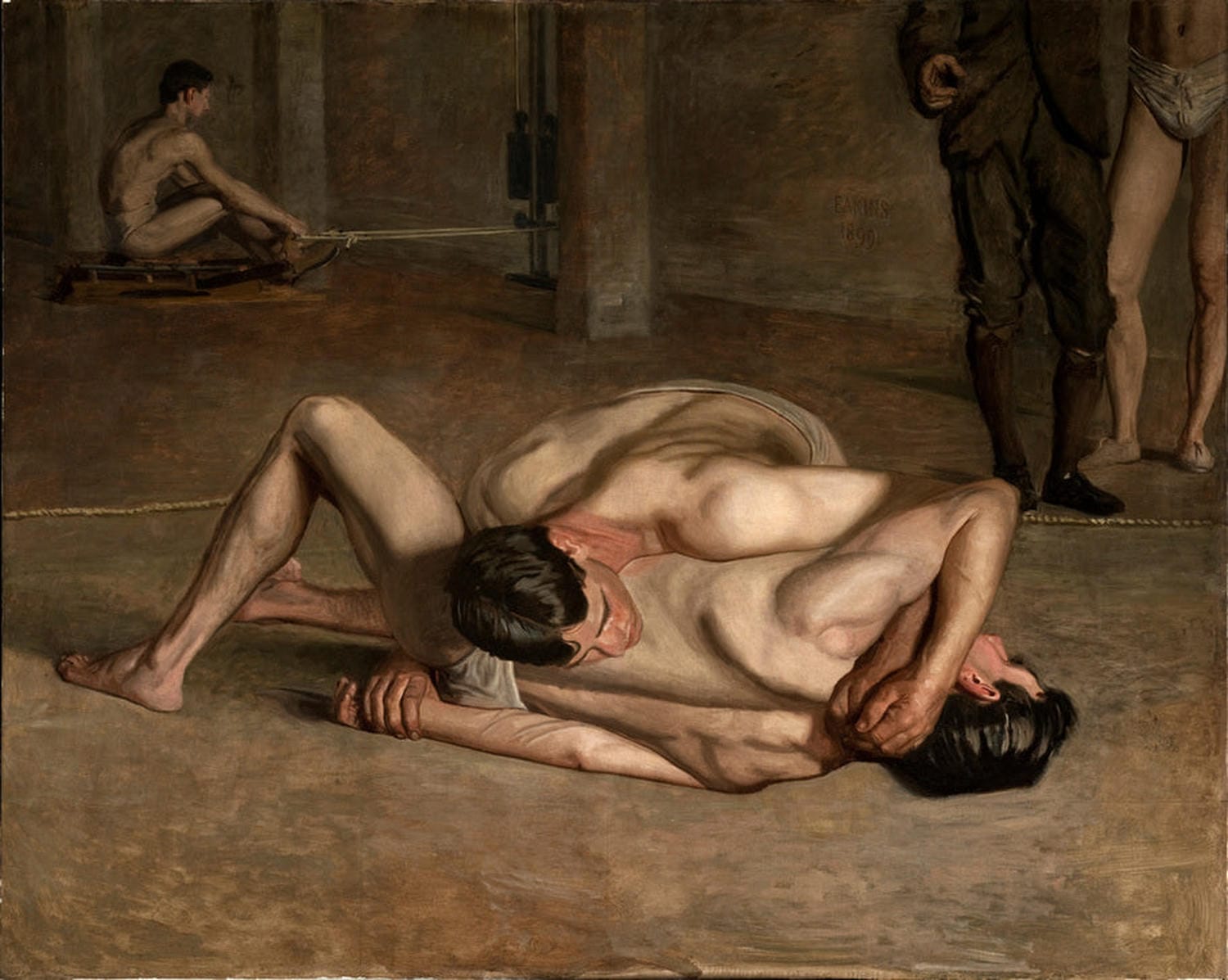 Kunstdruck: Wrestlers | Thomas Eakins
