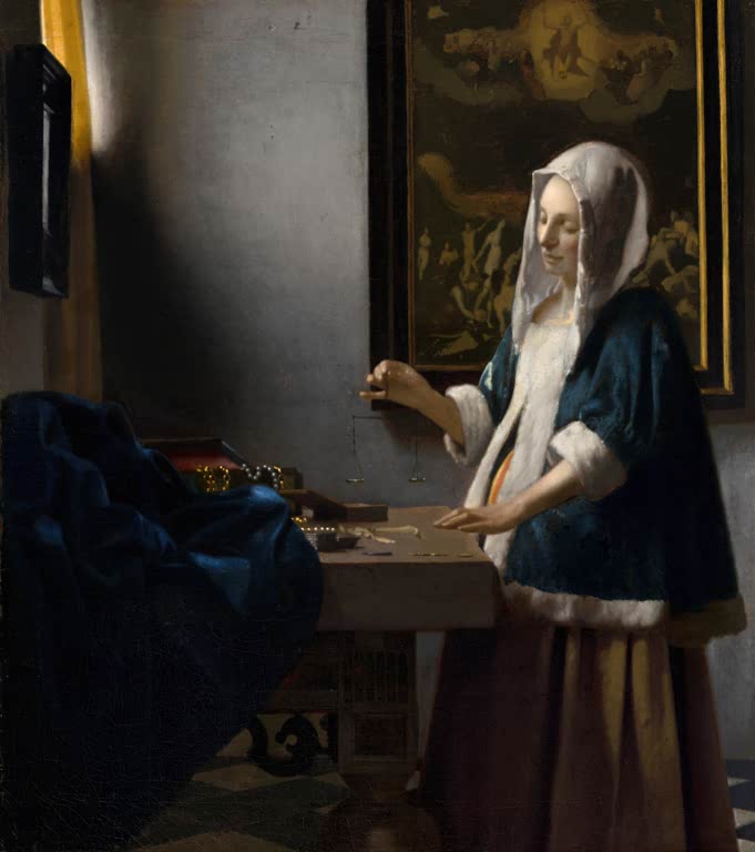 Die Perlenwägerin | Johannes Vermeer