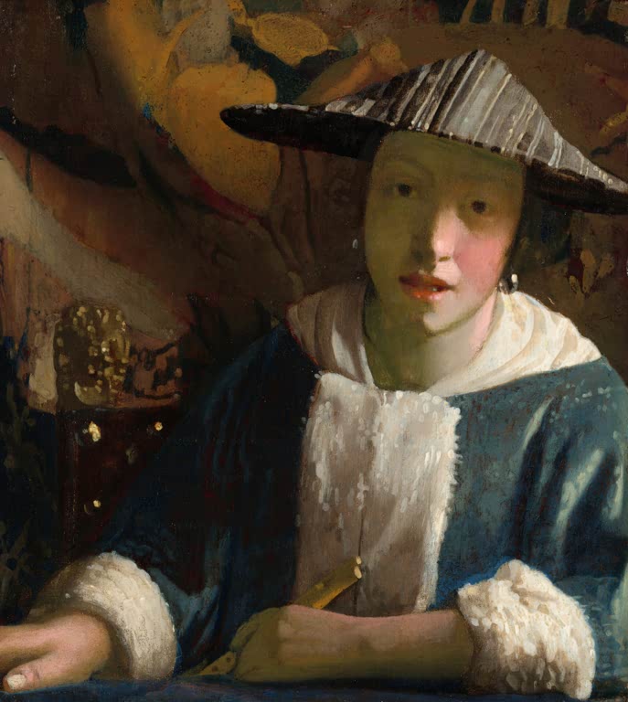 Mädchen mit Flöte | Johannes Vermeer