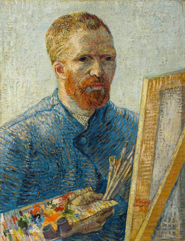 Selbstporträt als Maler von Vincent van Gogh