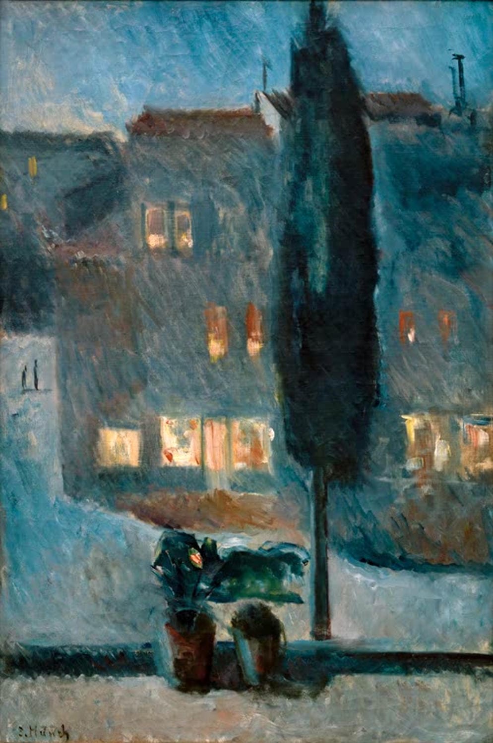 Die Zypresse | Edvard Munch