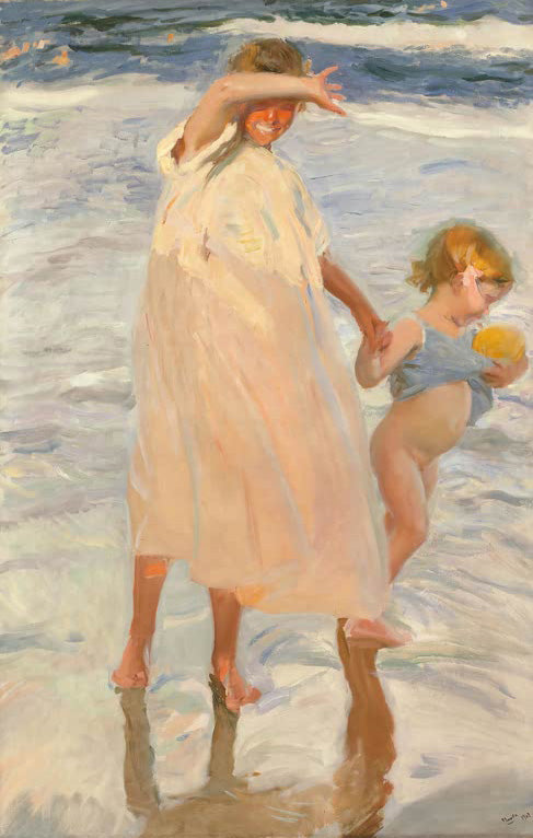 Zwei Schwestern, Valencia | Joaquin Sorolla