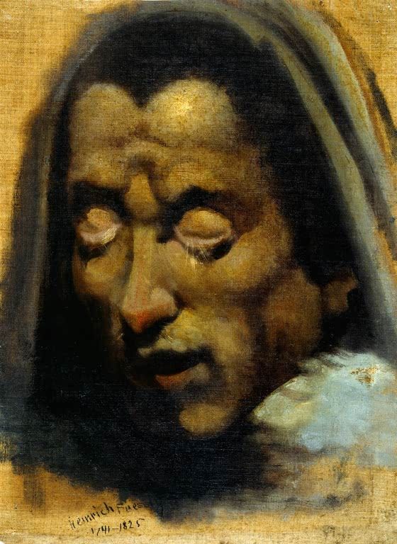 Kopf einer verdammten Seele aus Dantes | Johann Heinrich Füssli