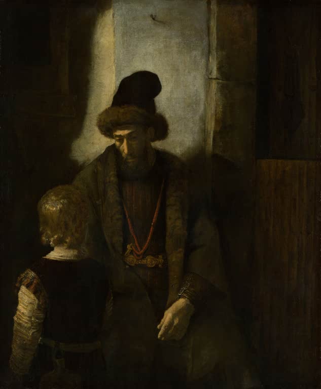 Jakobs Abschied von Benjamin | Rembrandt van Rijn