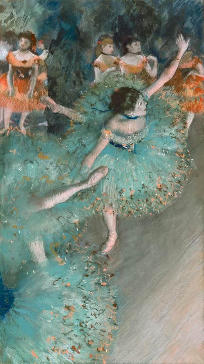 Tänzerinnen in Grün | Edgar Degas