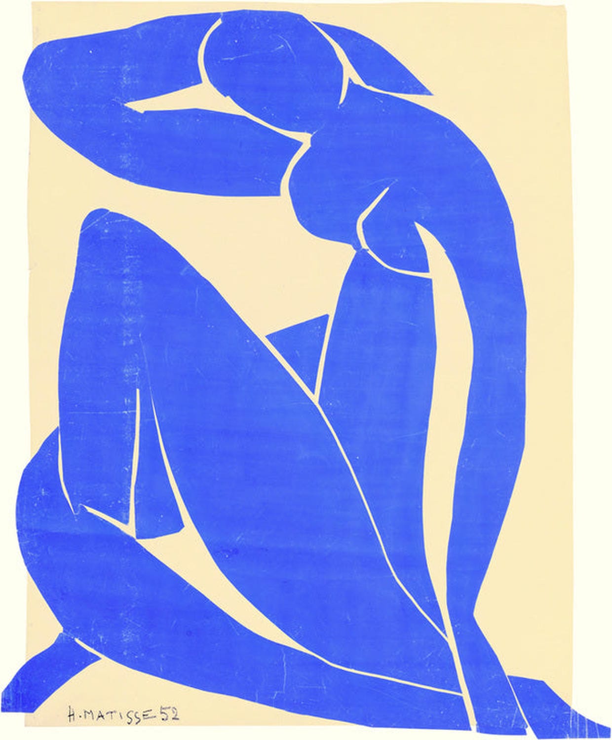 Henri Matisse’ „Blauer Akt II“ als hochwertiger Kunstdruck – ein ikonisches Spätwerk voller Farbe, Form und moderner Eleganz. Jetzt entdecken!