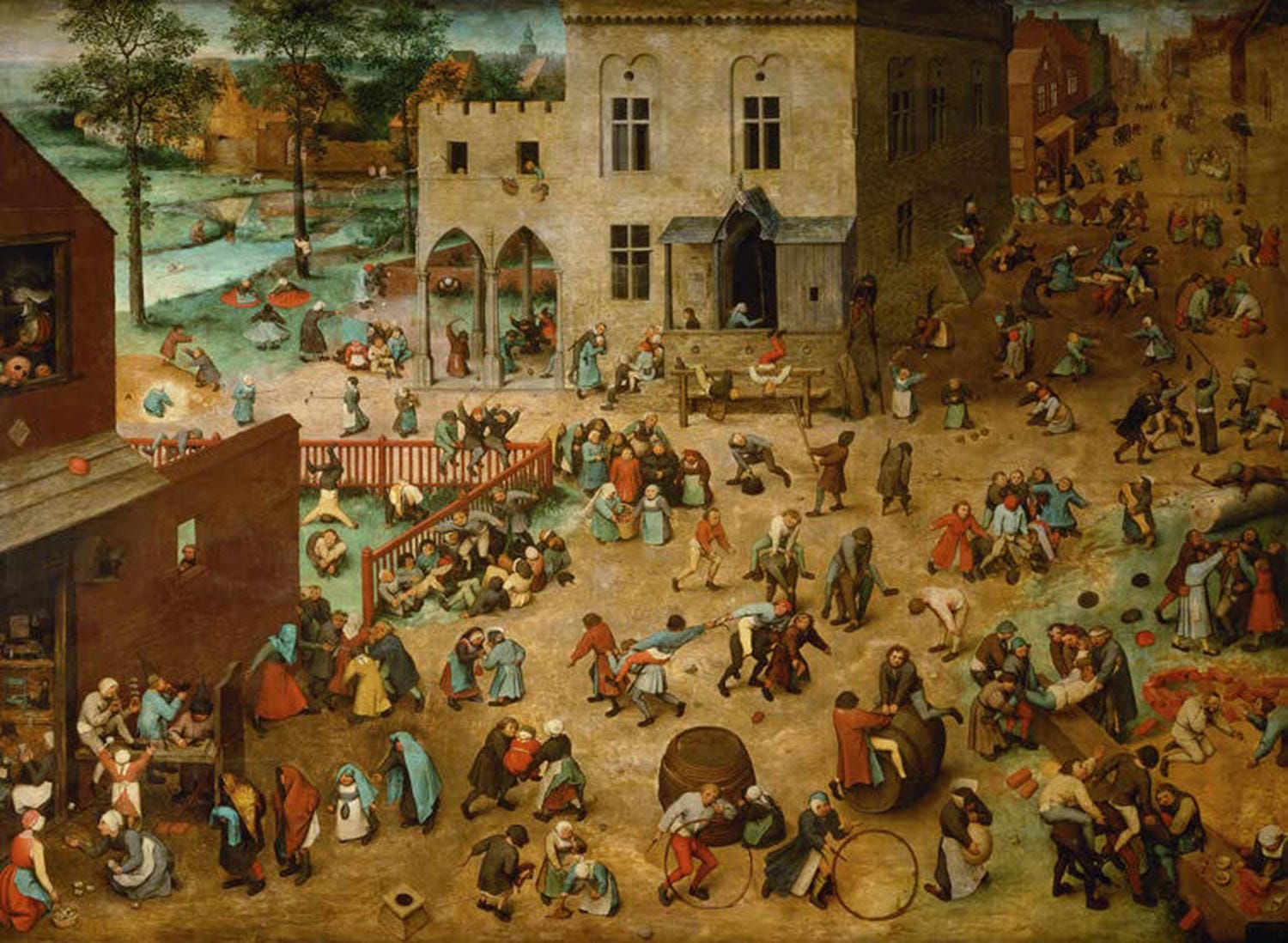 Die Kinderspiele | Pieter Brueghel d. Ä.
