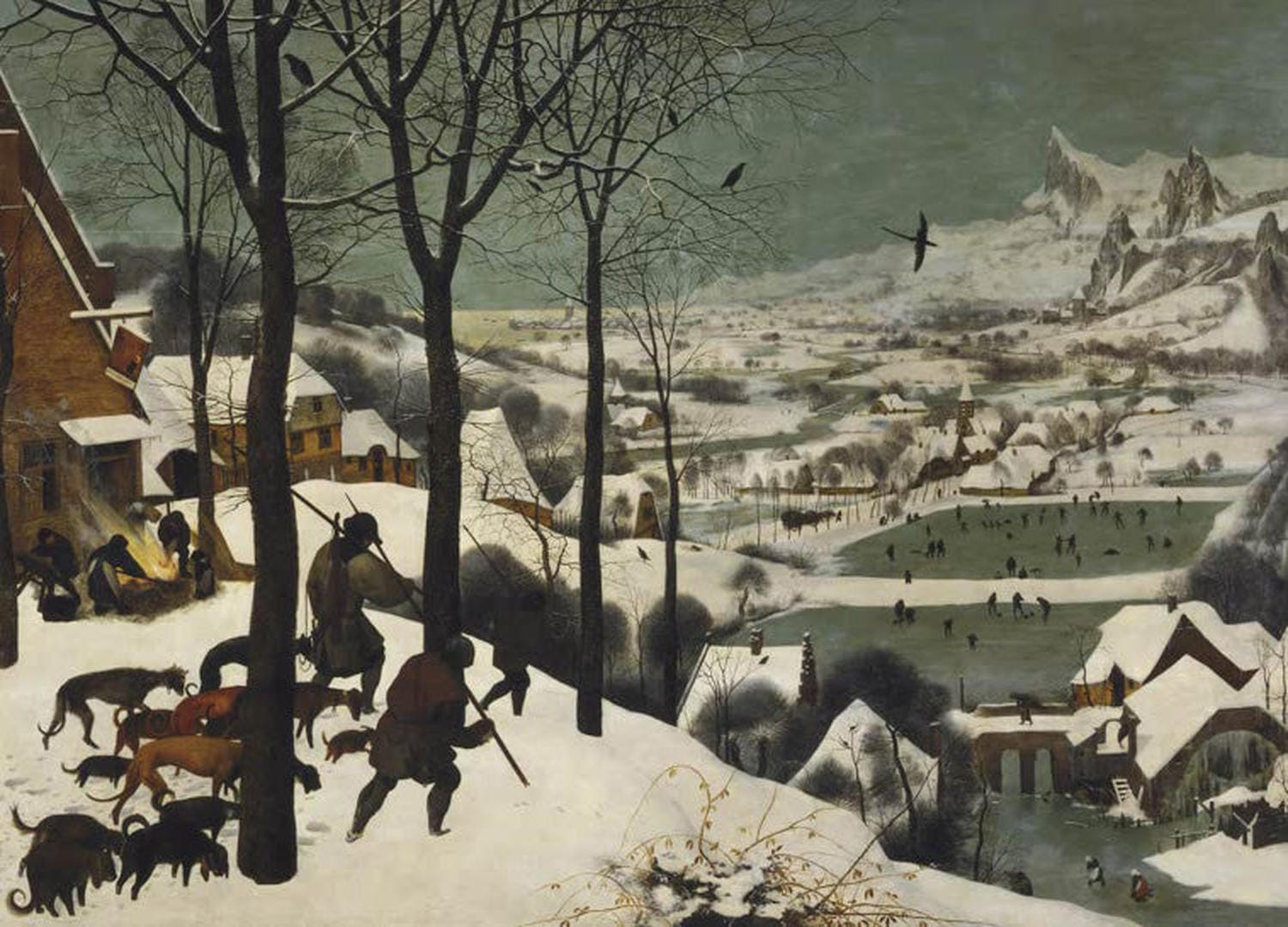 Jäger im Schnee | Pieter Brueghel d. Ä.