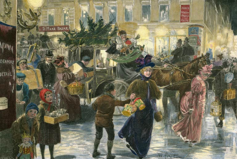 Weihnachtseinkäufe Berlin | William Pape