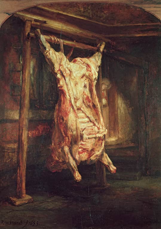 Geschlachteter Ochse | Rembrandt van Rijn