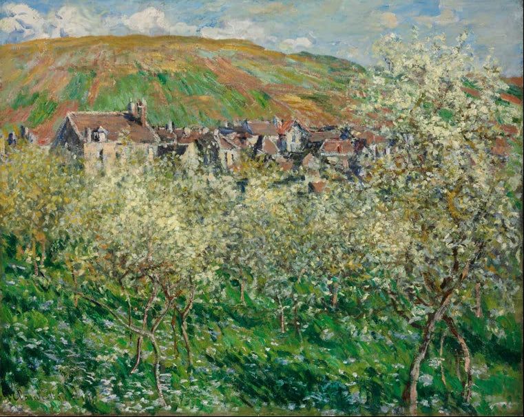Blühende Pflaumenbäume | Claude Monet