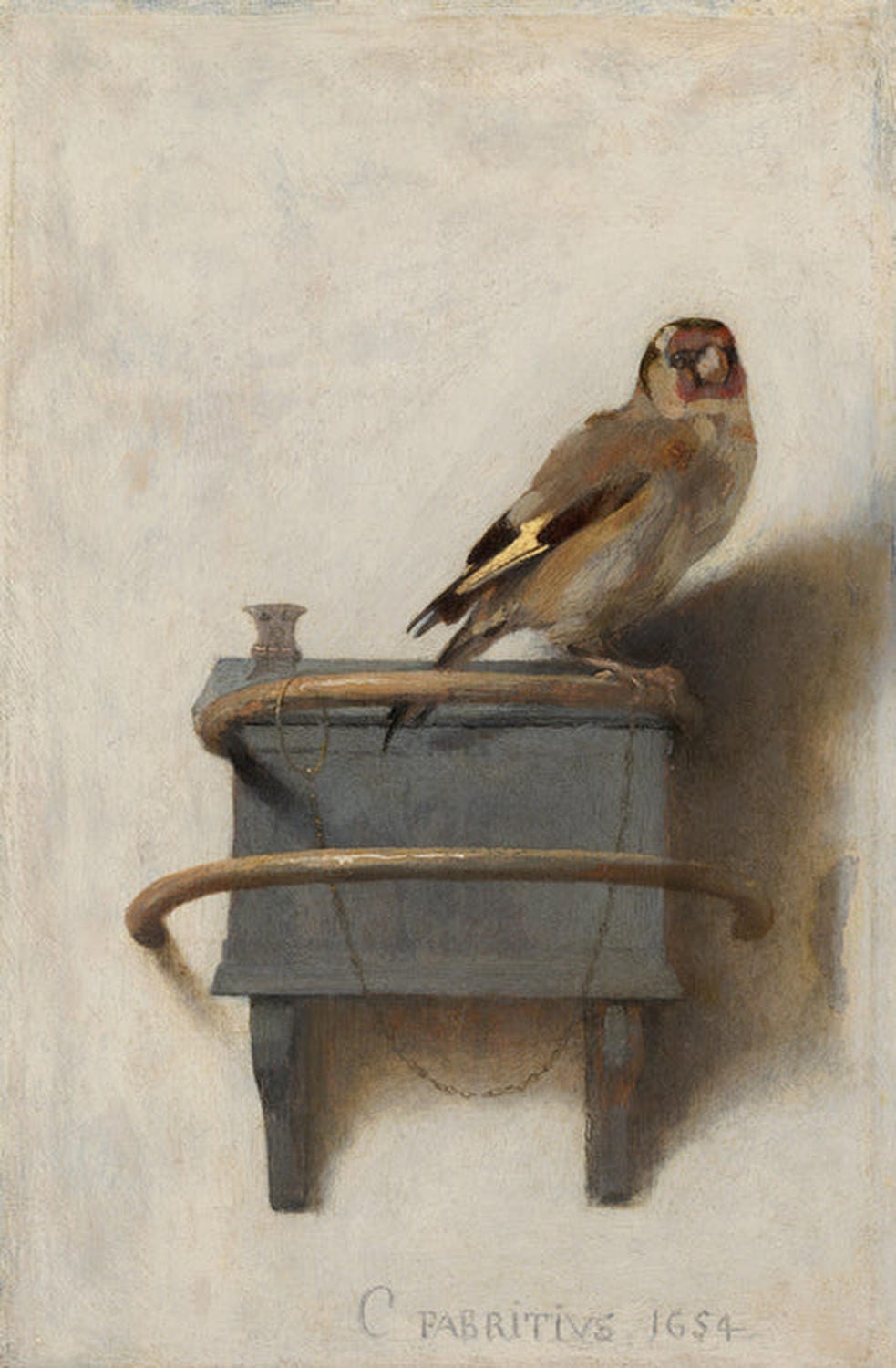 Kunstdruck: Der Distelfink | Carel Fabritius