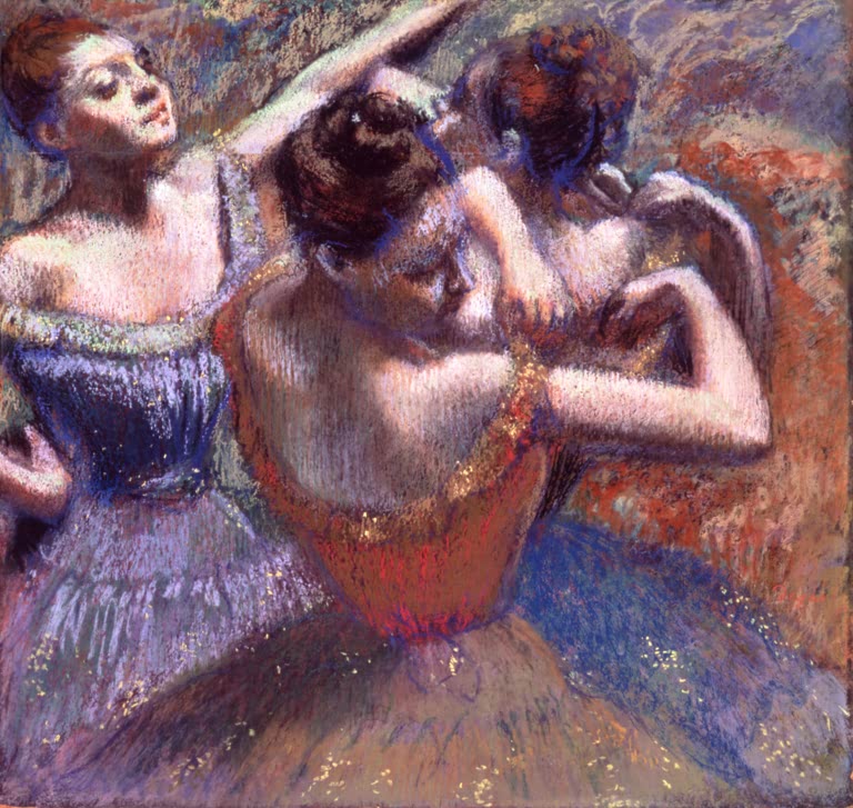 Die Tänzerinnen von Edgar Degas als Kunstdruck
