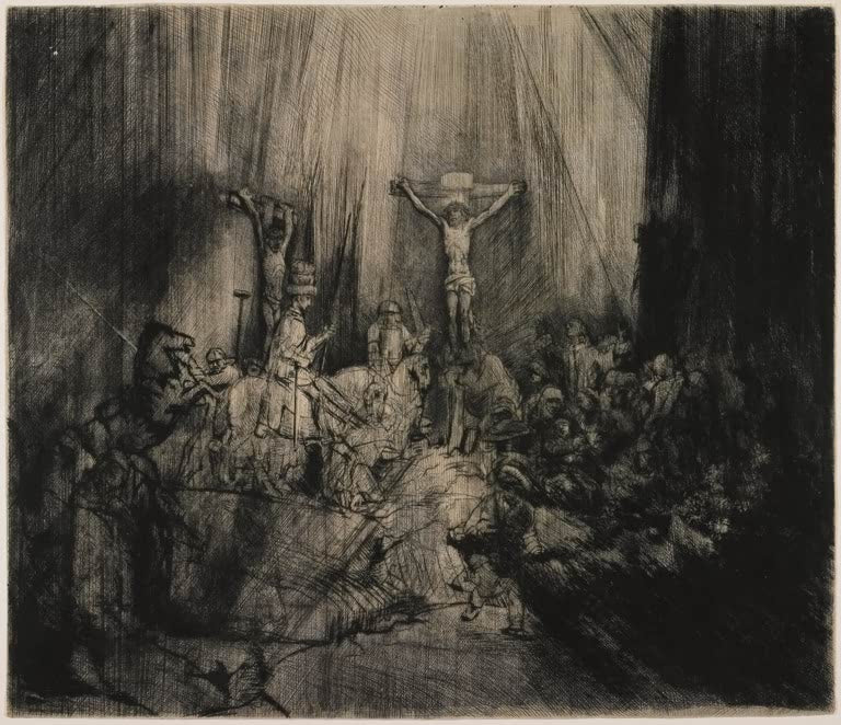 Die drei Kreuze | Rembrandt van Rijn