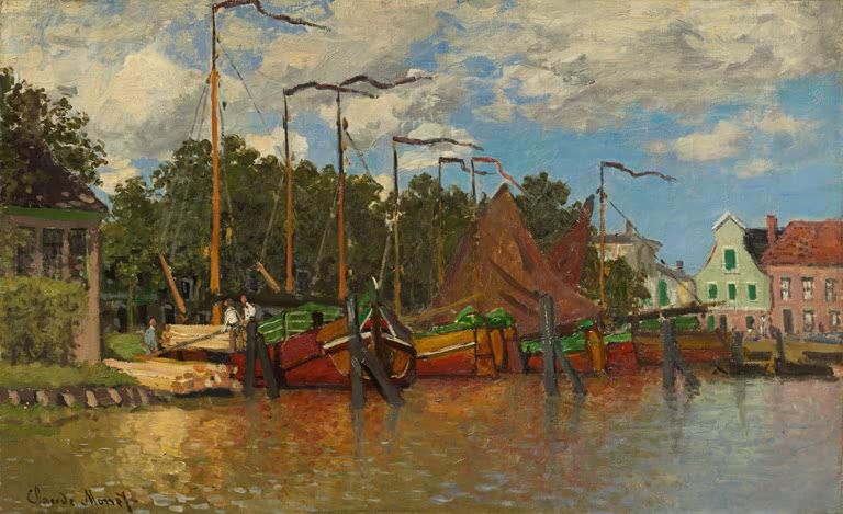 Schiffe in Zaandam | Claude Monet