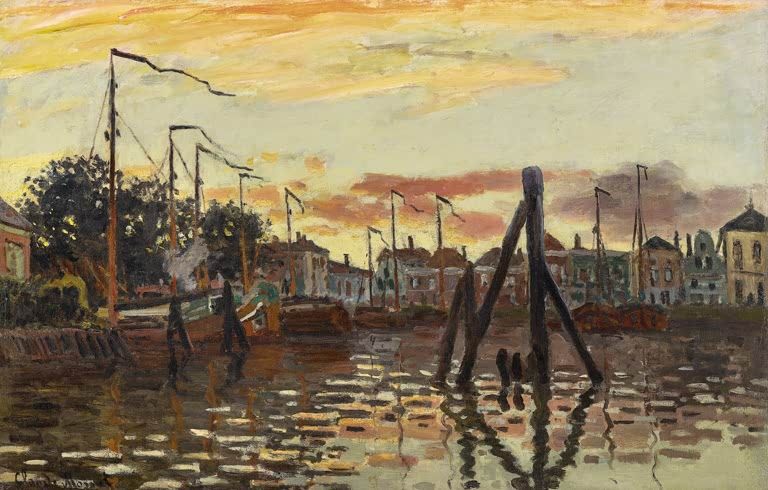 Der Hafen von Zaandam | Claude Monet