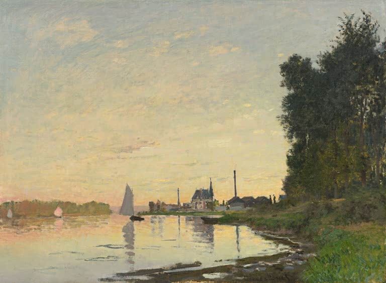 Argenteuil am Spätnachmittag | Claude Monet