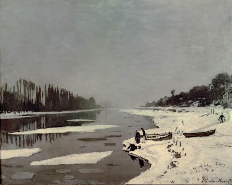 Eis auf der Seine | Claude Monet