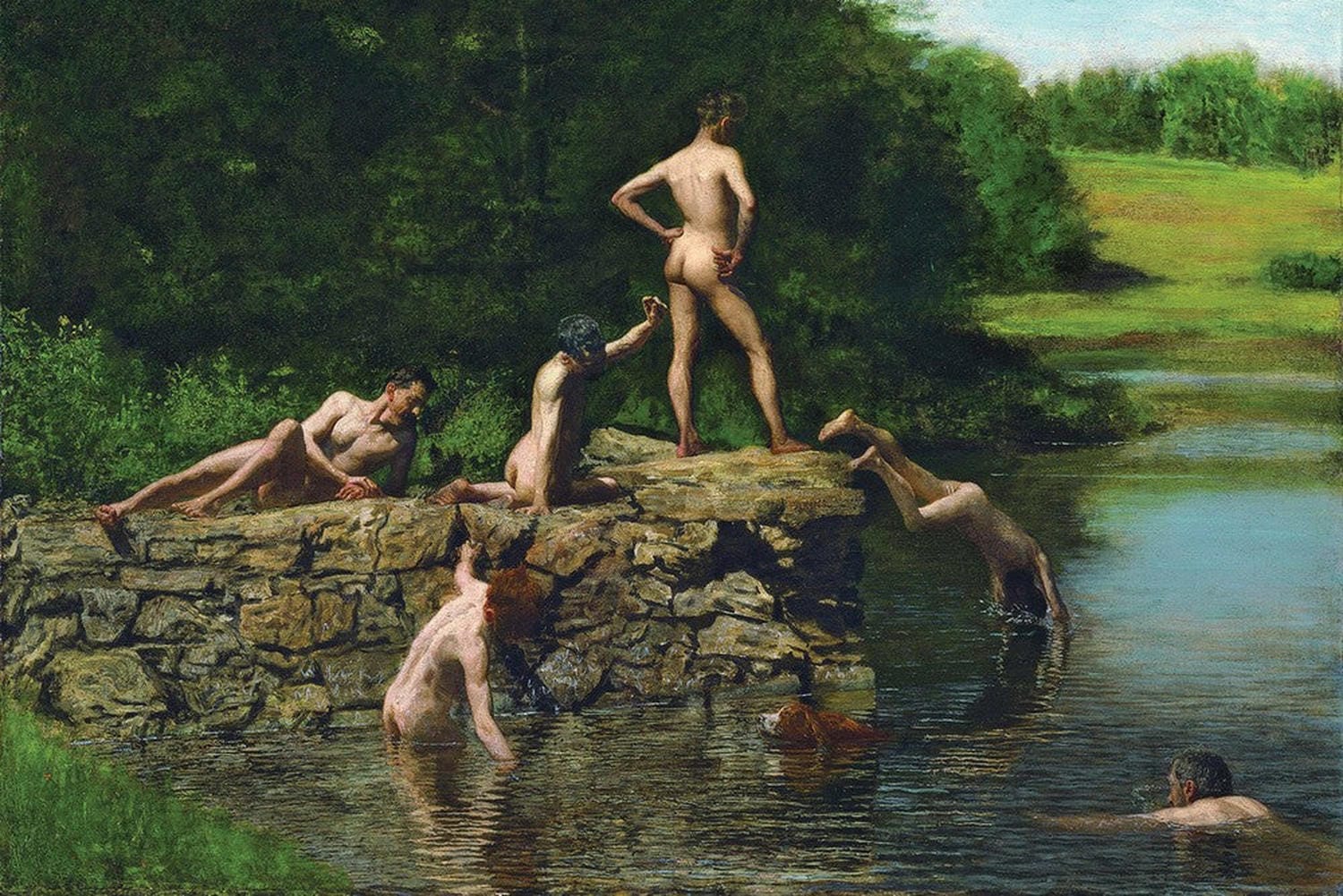 Kunstdruck: Swimming | Thomas Eakins