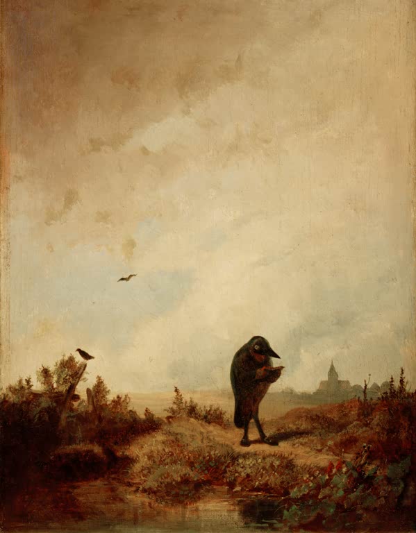 Der Rabe | Carl Spitzweg