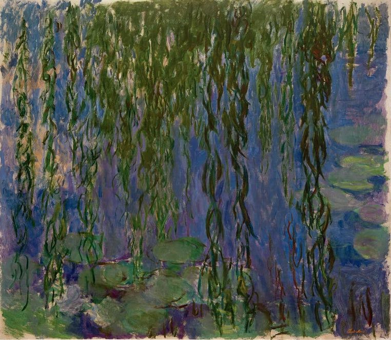 Seerosen mit Weidenästen, 1916 | Claude Monet