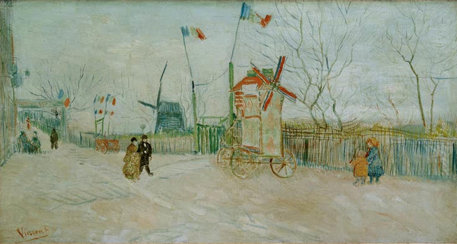 Impasse des deux frères von Vincent van Gogh