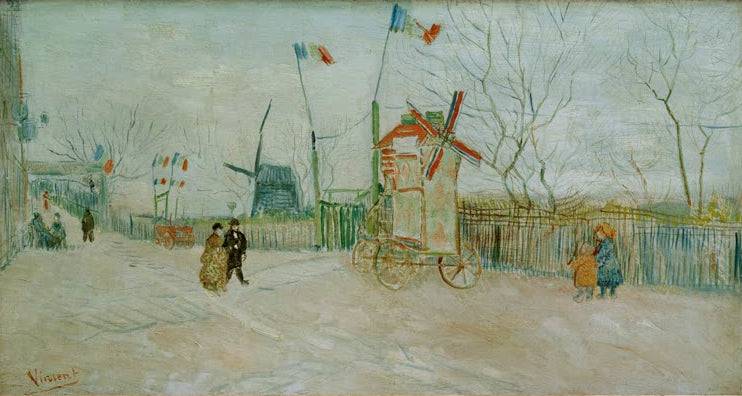 Impasse des deux frères von Vincent van Gogh