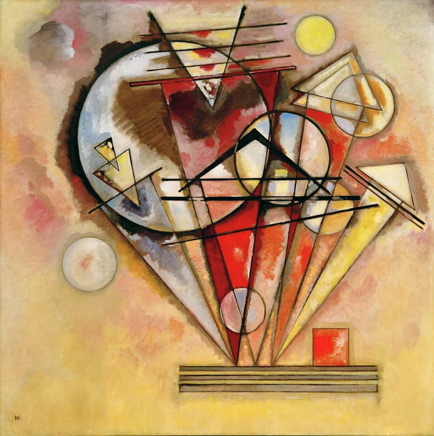 Auf Spitzen | Wassily Kandinsky