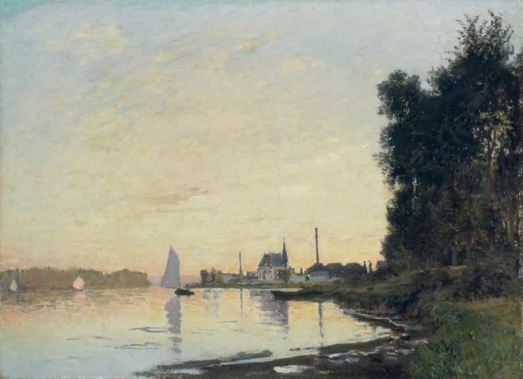 Argenteuil am Spätnachmittag | Claude Monet