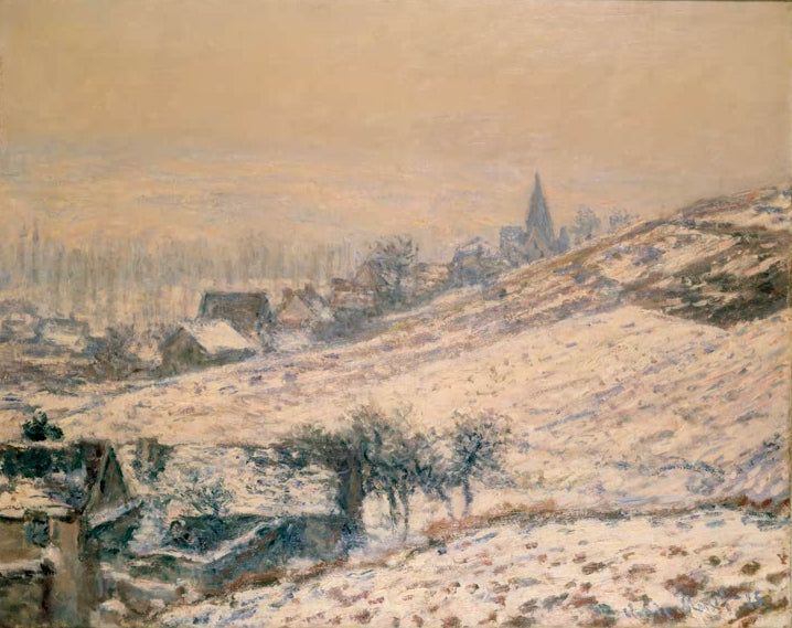 Winter in Giverny | Claude Monet
