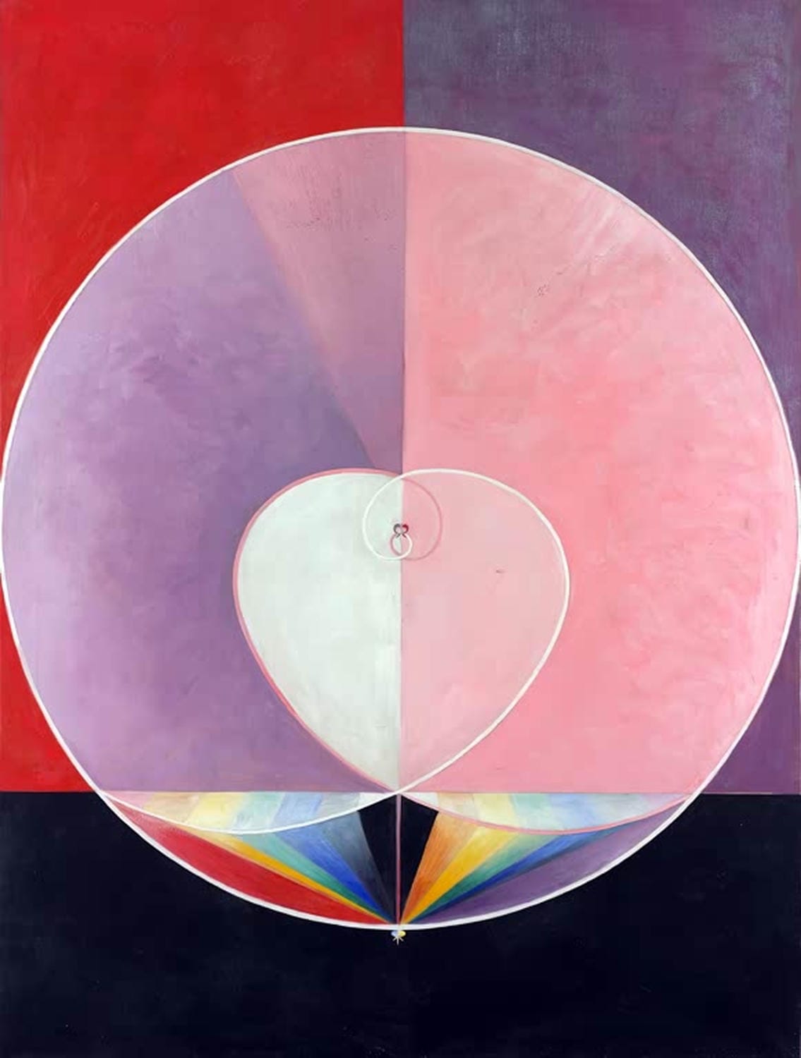 Die Taube Nr. 2 von Hilma af Klint als Kunstdruck