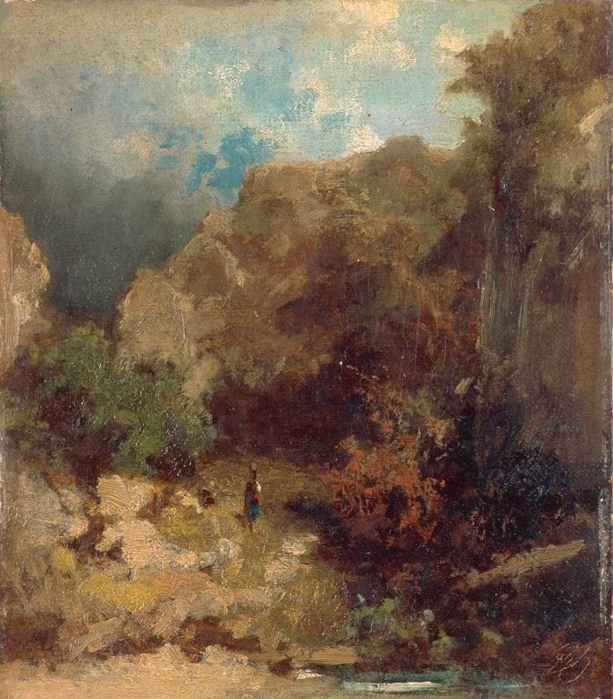 Mädchen im Walde | Carl Spitzweg