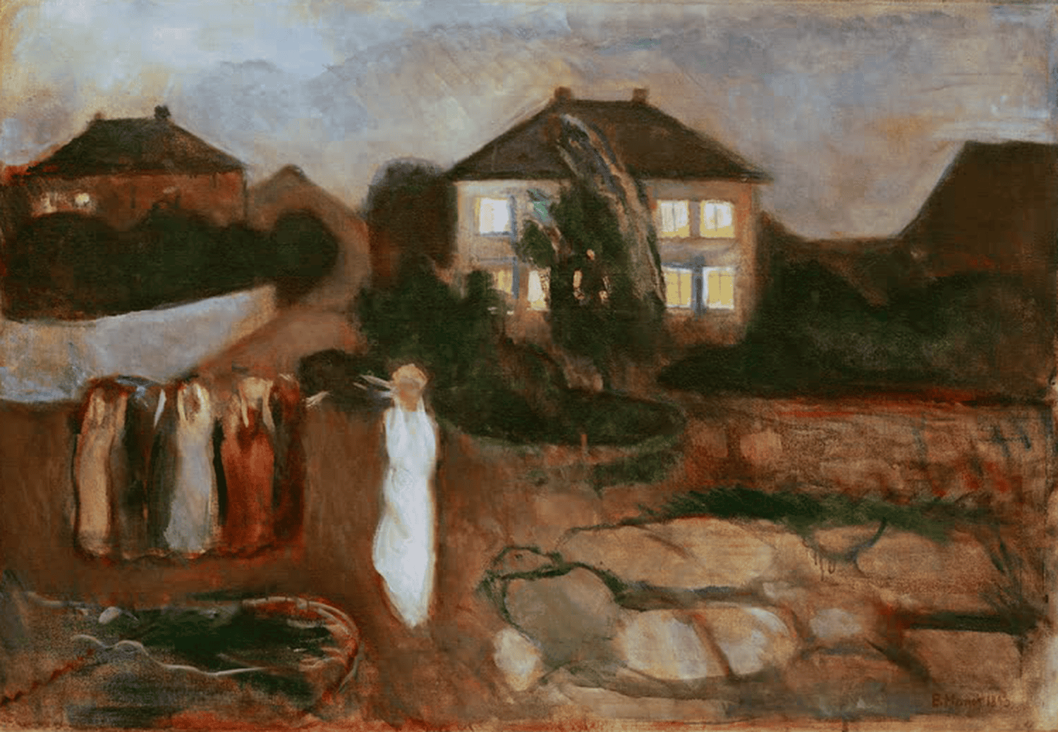 Kunstdruck Der Sturm von Edvard Munch