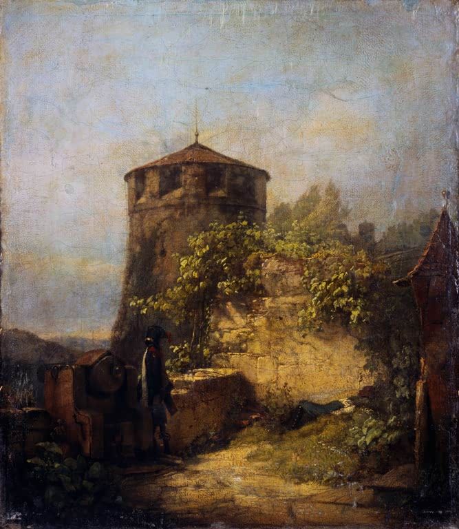 Schlafender Wachtposten | Carl Spitzweg