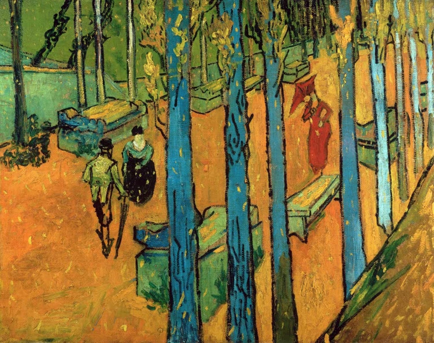 Alyscamps von Vincent van Gogh