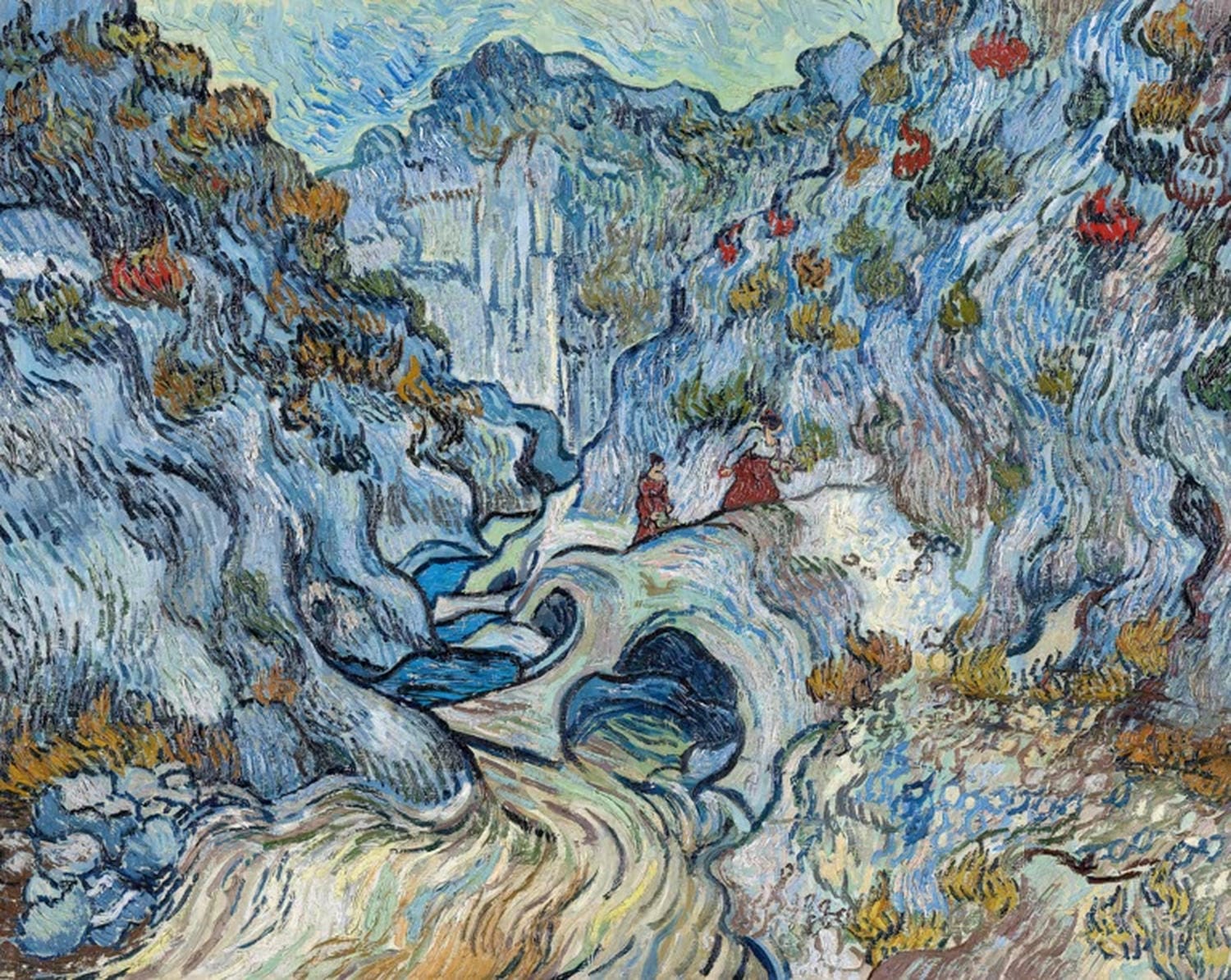 Die Schucht Les Peiroulets von Vincent van Gogh