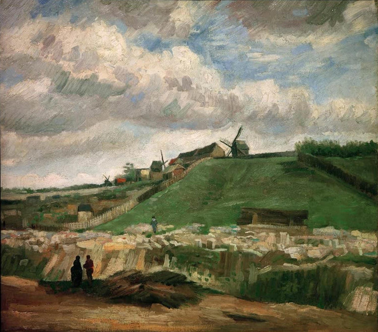 Montmartre mit Steinbruch | Vincent van Gogh