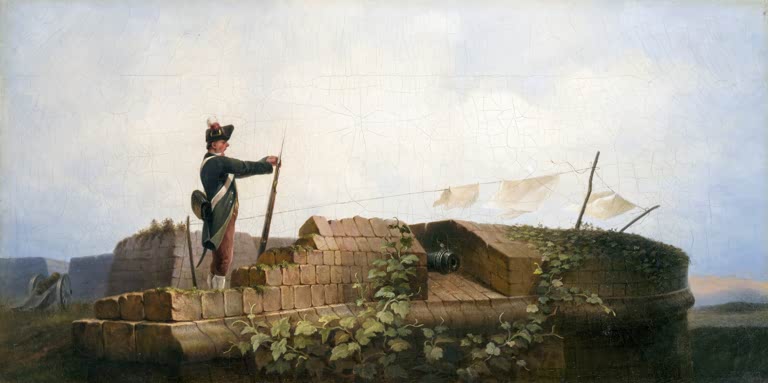 Auf der Bastion | Carl Spitzweg