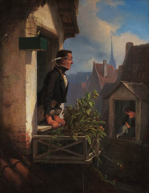 Die Mansarde II | Carl Spitzweg
