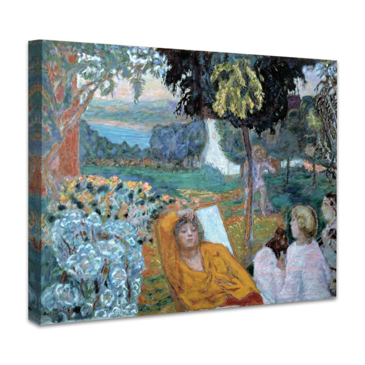 Abend oder Siesta in einem Garten im Süden | Pierre Bonnard
