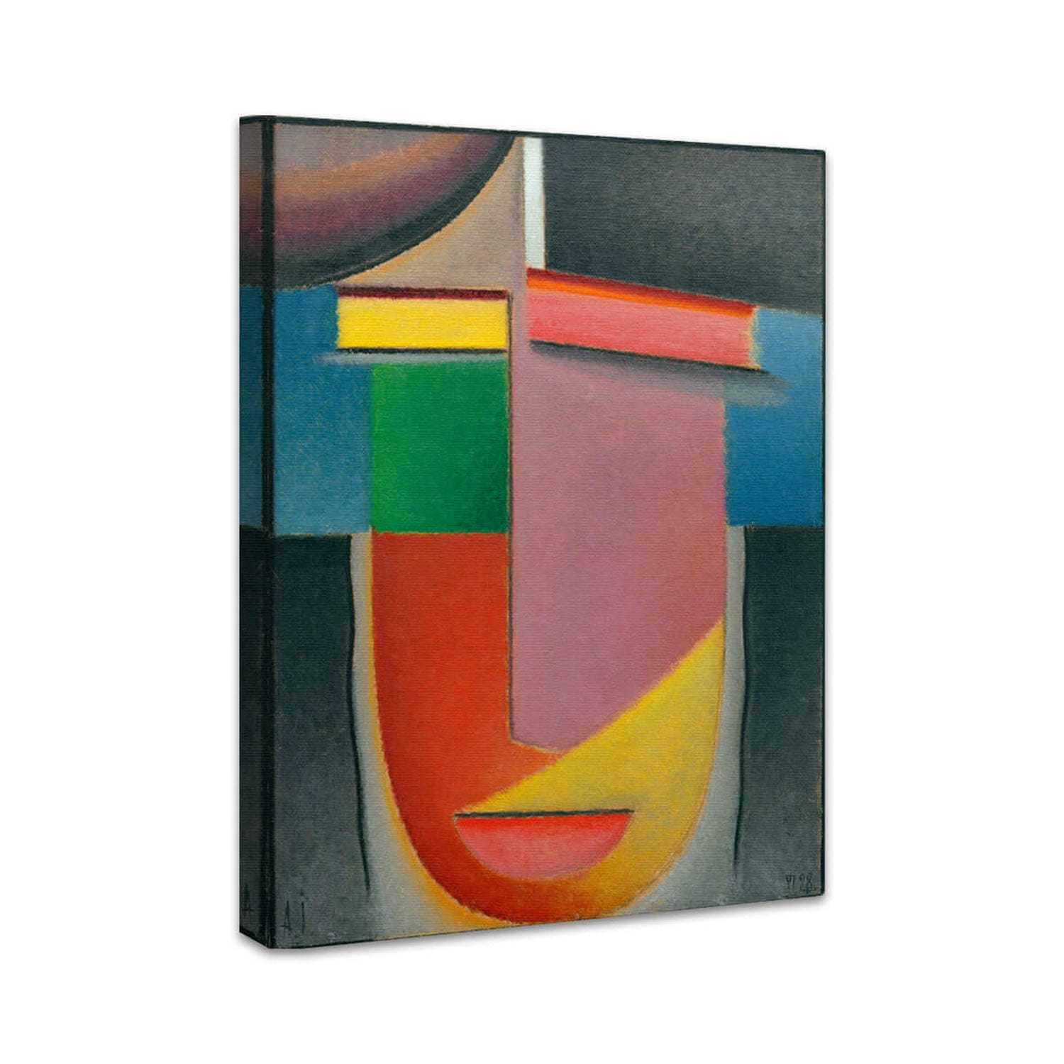 Abstrakter Kopf: Herbstlicher Klang | Alexej von Jawlensky