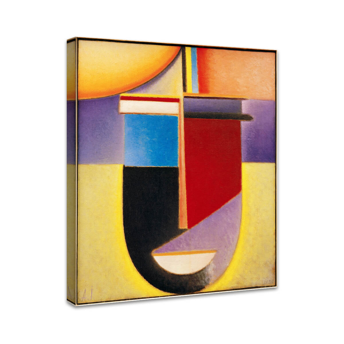 Abstrakter Kopf: Sonne – Farben – Leben | Alexej von Jawlensky