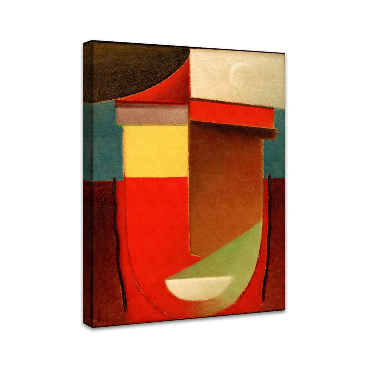 Abstrakter Kopf: Spätsommer (Mondsichel) | Alexej von Jawlensky