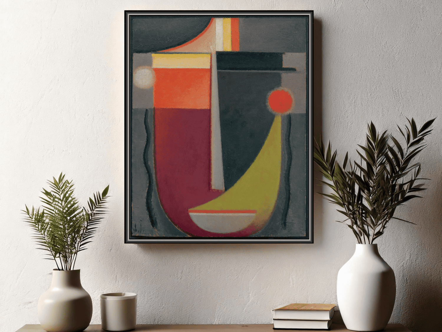 Abstrakter Kopf: Erloschene Glut | Alexej von Jawlensky