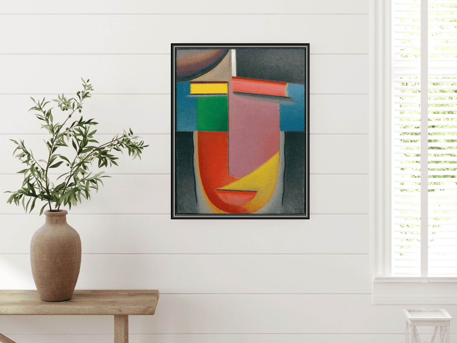 Abstrakter Kopf: Herbstlicher Klang | Alexej von Jawlensky