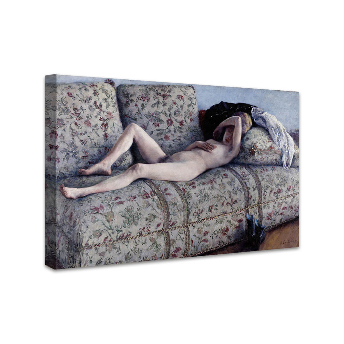 Akt auf einem Sofa | Gustave Caillebotte