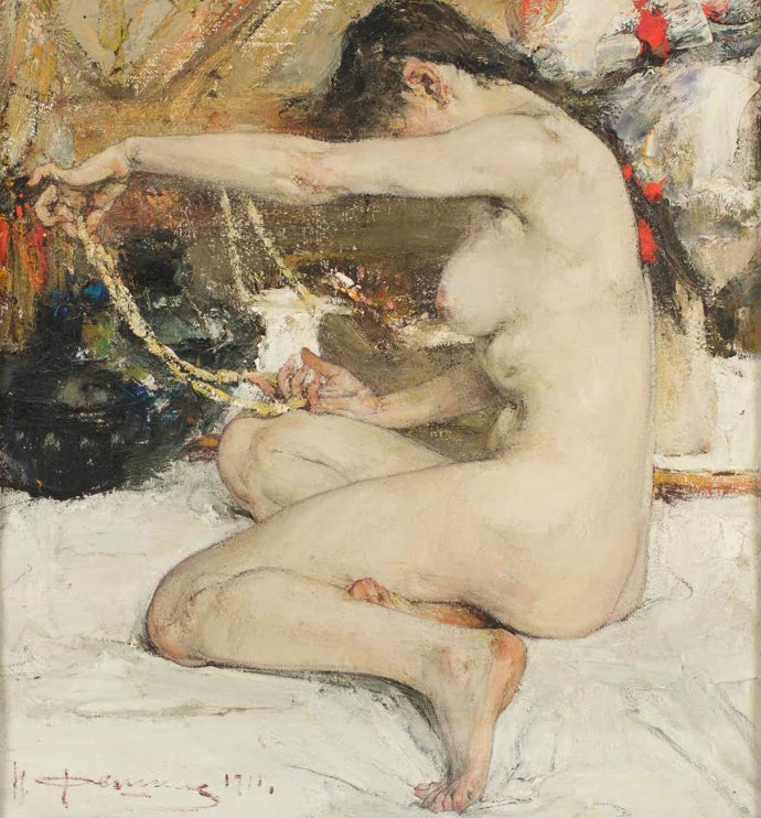Kunstdruck Akt von Nikolai Iwanowitsch Feschin