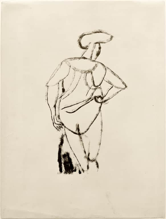 Kunstdruck „Akt“ von Paul Klee, handgefertigt in Deutschland