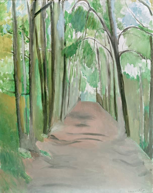 Kunstdruck von „Allée de Trivaux in Clamart“ von Henri Matisse – hochwertig in Deutschland in Handarbeit gefertigt, erhältlich als Leinwand oder Poster, auf Wunsch gerahmt.