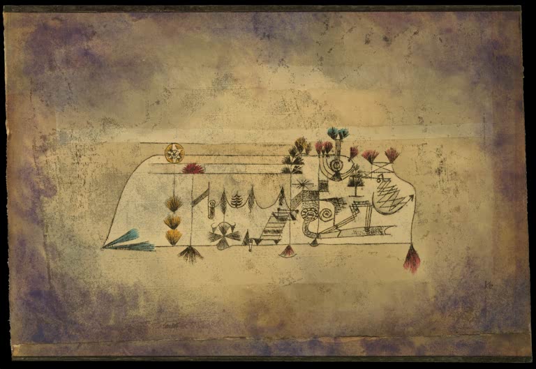 Kunstdruck „Allerseelenbild“ von Paul Klee, handgefertigt in Deutschland